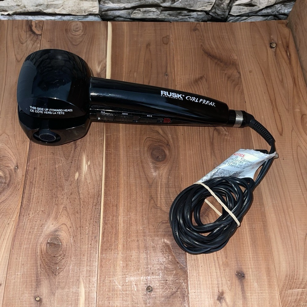 Rusk Engineering Miracurl Black Edition Hair Curler Works K211CMP Beauty Barbie